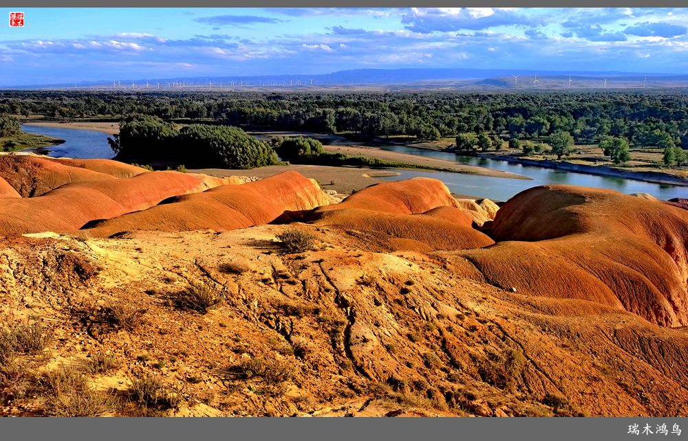 【魅力新疆行】4.与流霞溢彩的五彩滩亲密接触