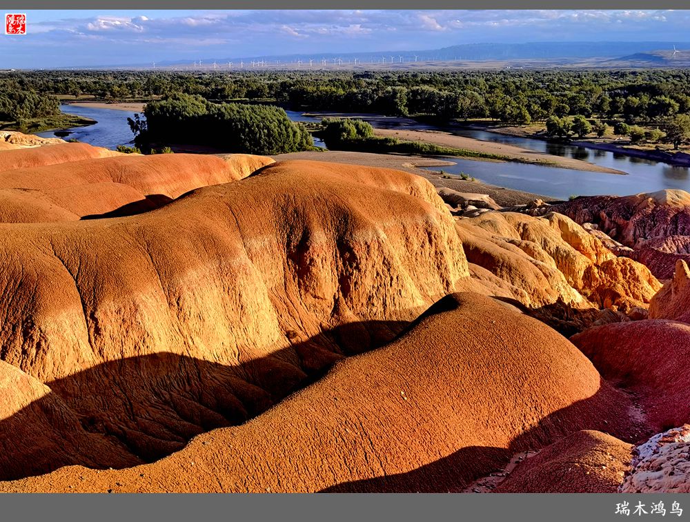 【魅力新疆行】4.与流霞溢彩的五彩滩亲密接触