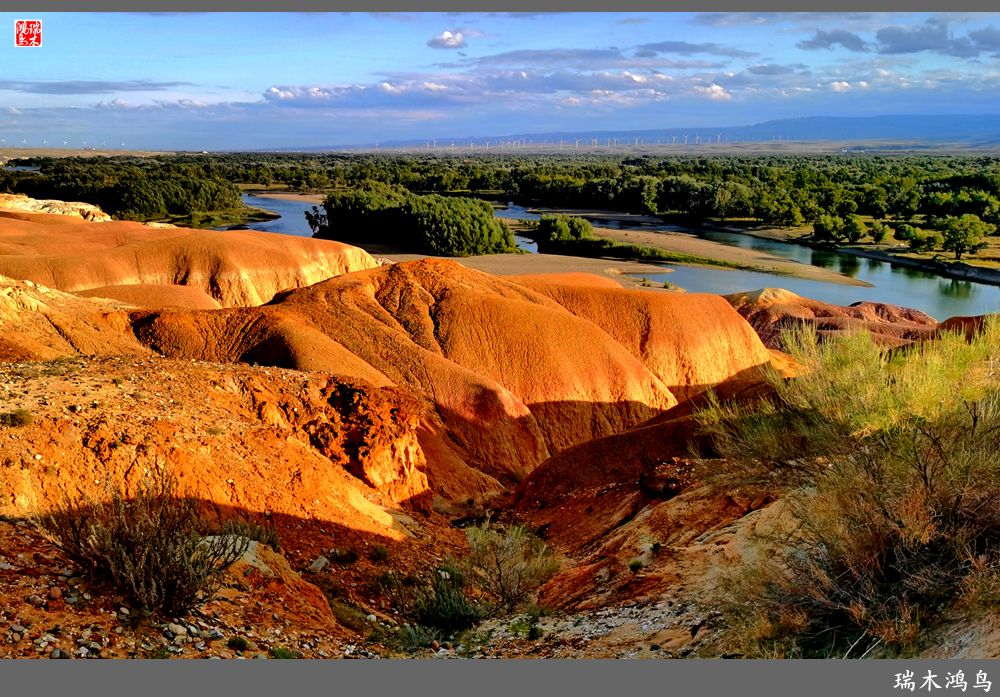 【魅力新疆行】4.与流霞溢彩的五彩滩亲密接触