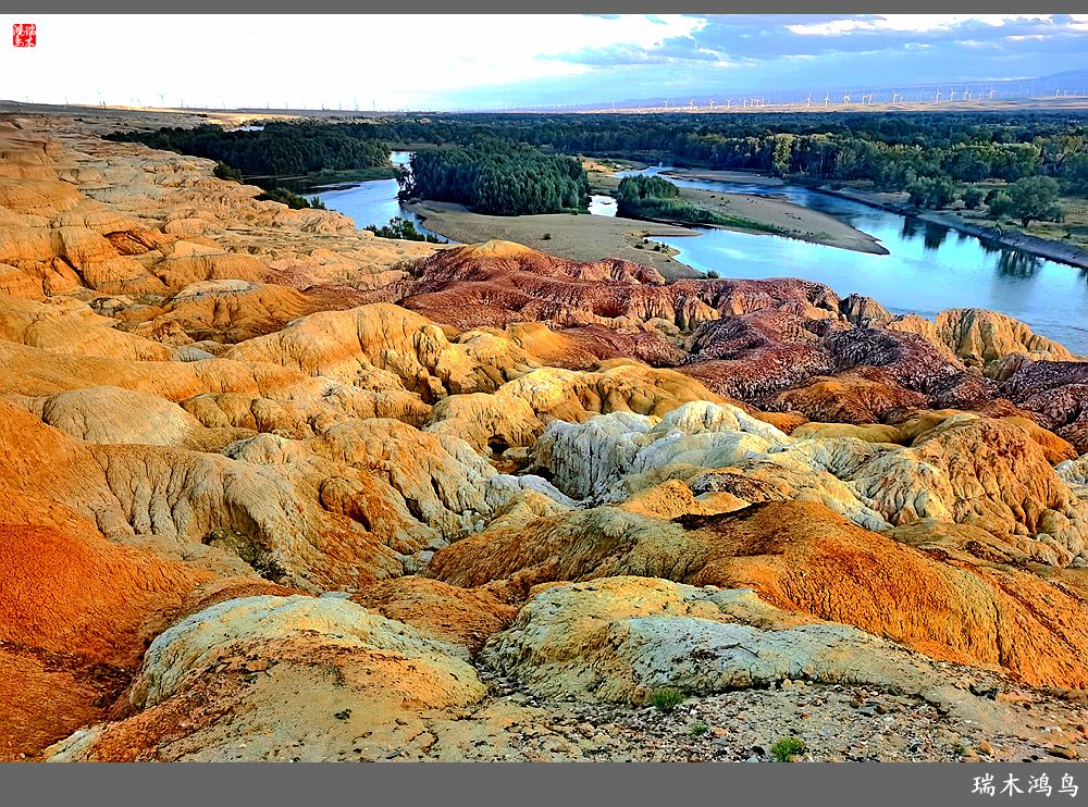 【魅力新疆行】4.与流霞溢彩的五彩滩亲密接触