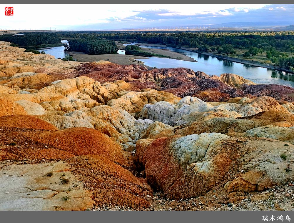 【魅力新疆行】4.与流霞溢彩的五彩滩亲密接触