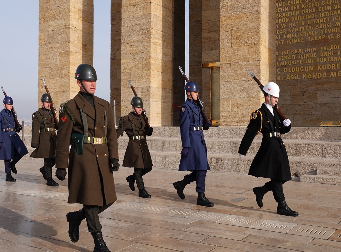 跟团游土耳其--安卡拉国父纪念馆士兵换岗