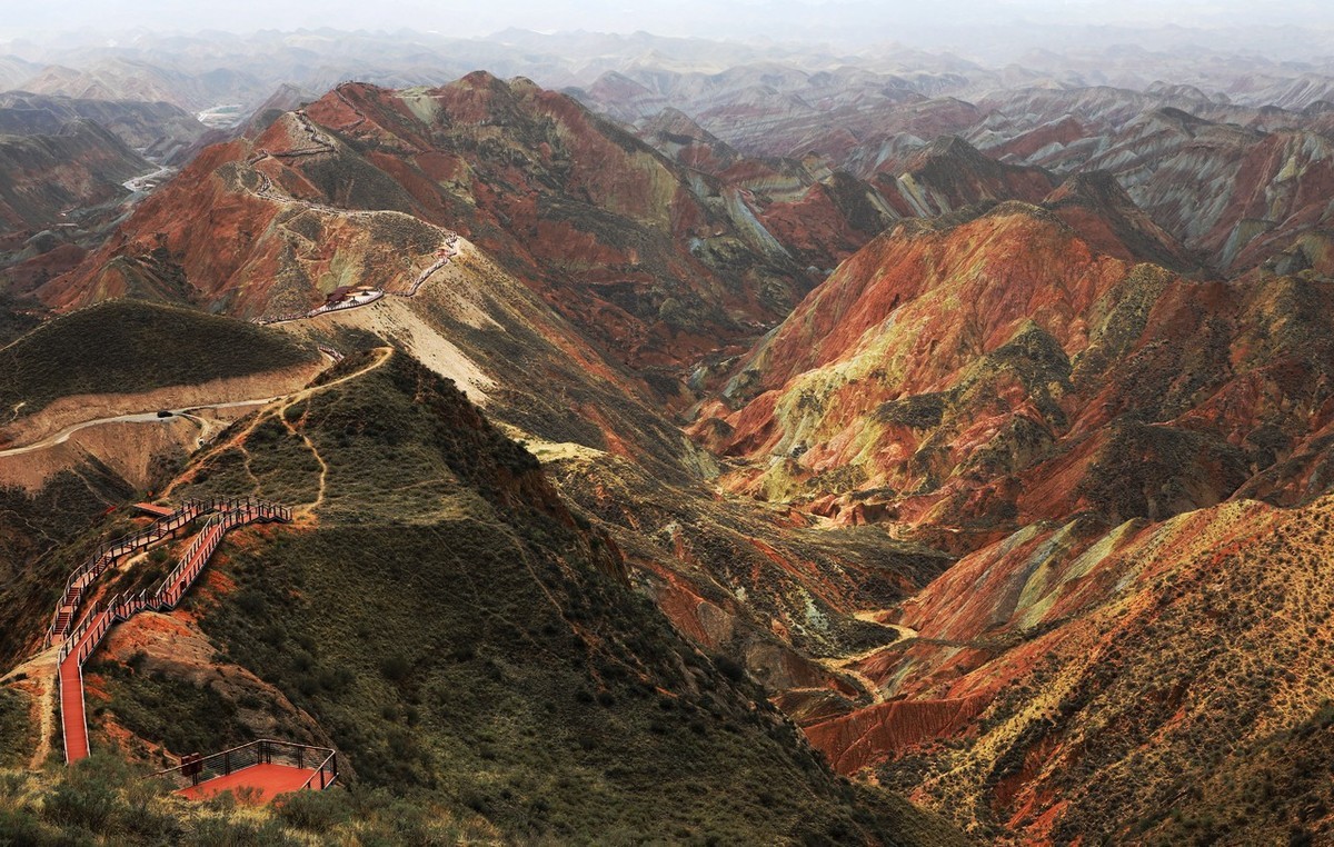 甘肃兰州水墨丹霞掠影