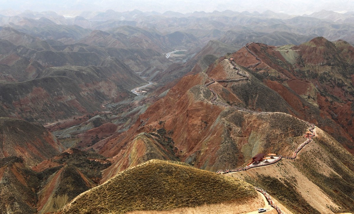 甘肃兰州水墨丹霞掠影