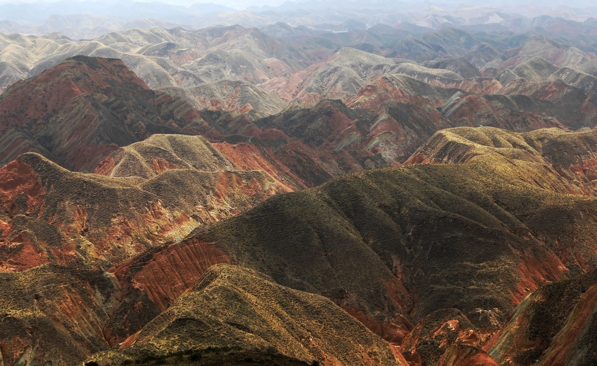 甘肃兰州水墨丹霞掠影