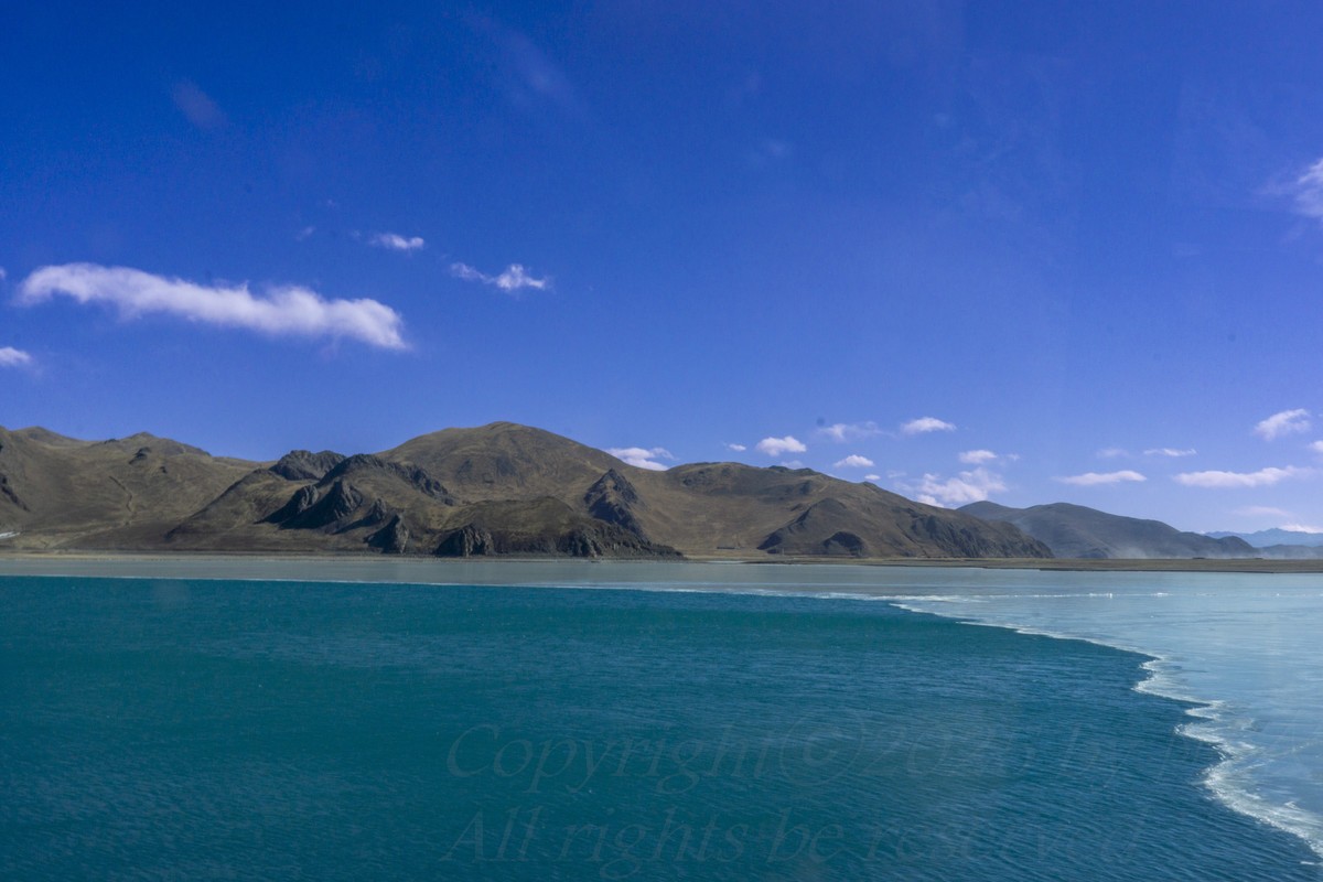 山南的冰-水-山  西藏  山南