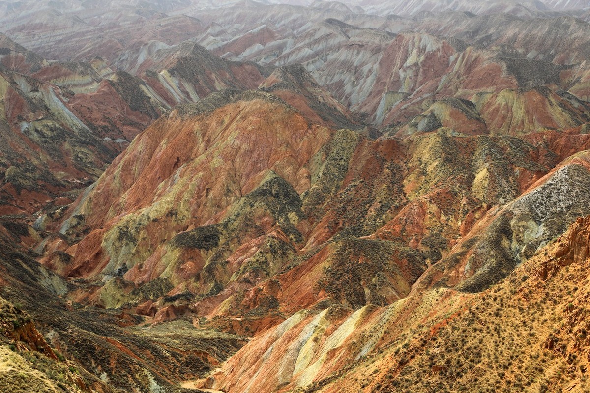 甘肃兰州水墨丹霞掠影