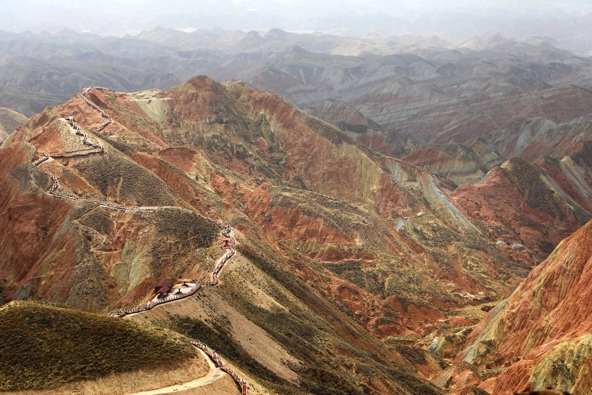 甘肃兰州水墨丹霞掠影