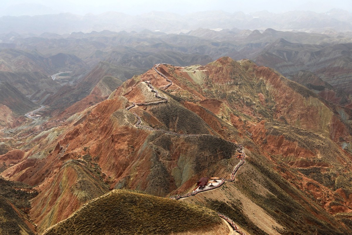 甘肃兰州水墨丹霞掠影