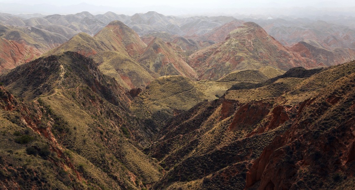 甘肃兰州水墨丹霞掠影
