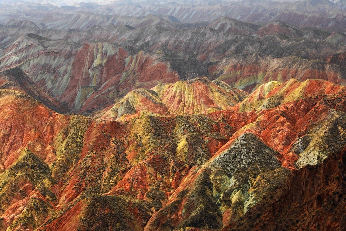 甘肃兰州水墨丹霞掠影