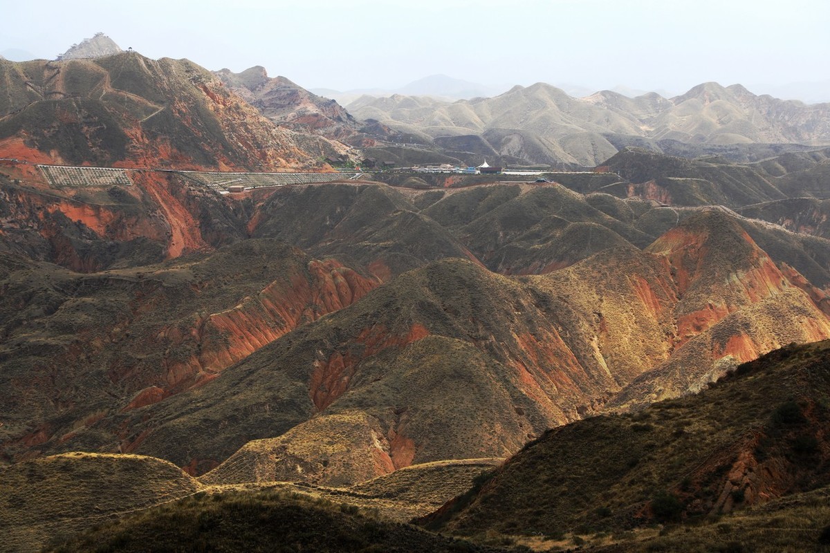 甘肃兰州水墨丹霞掠影