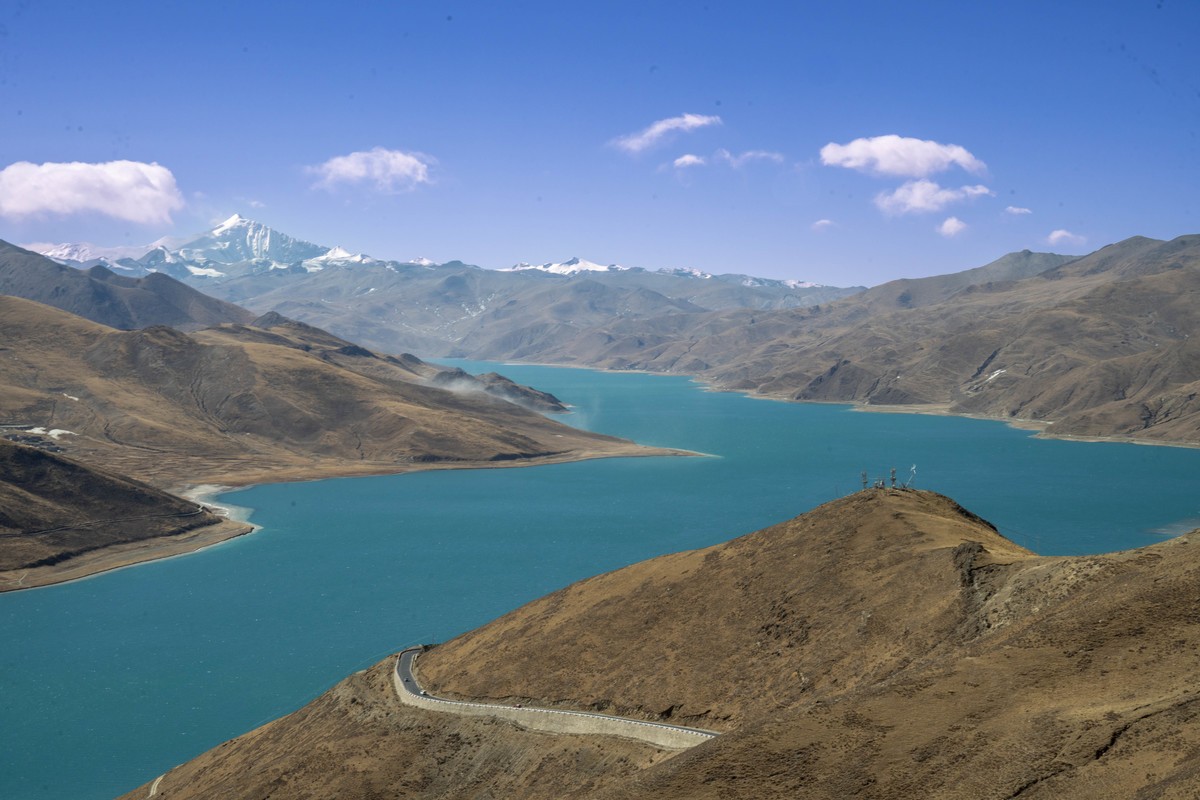山南的冰-水-山  西藏  山南