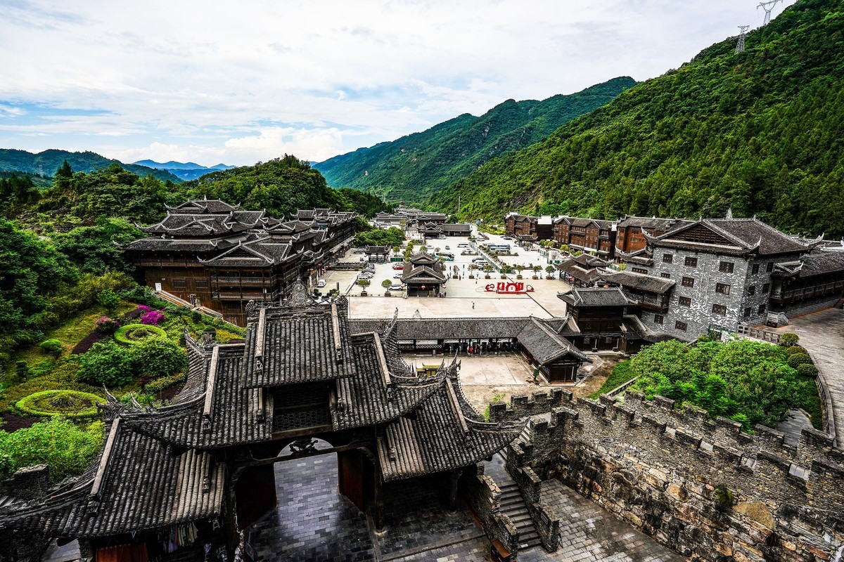 俯瞰九黎城内外