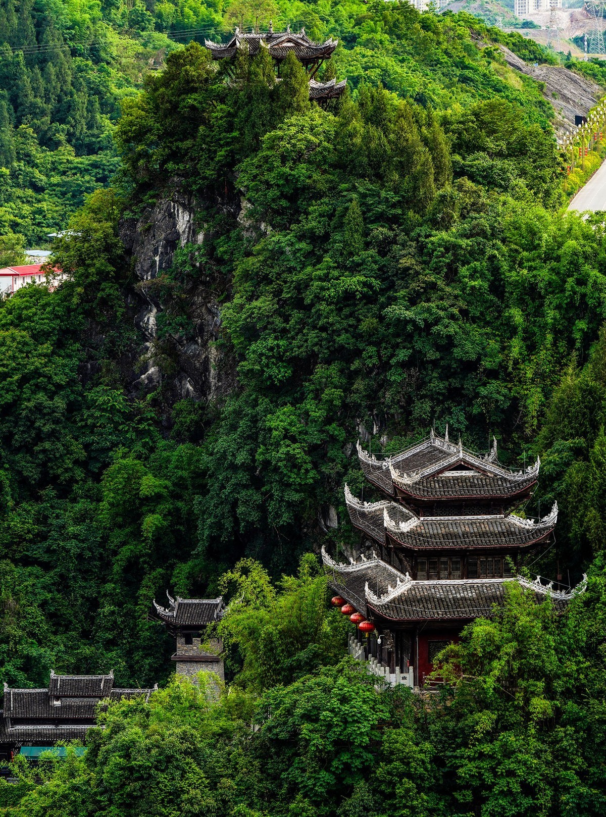 俯瞰九黎城内外