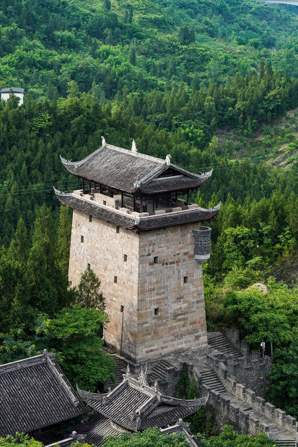 俯瞰九黎城内外