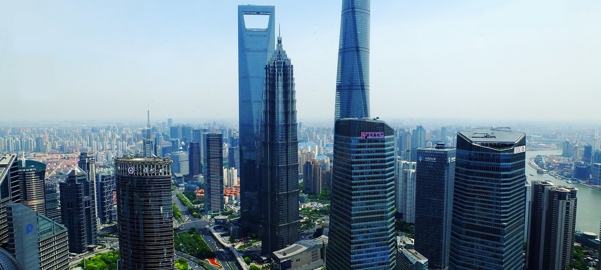 记忆中的上海外滩俯瞰美景