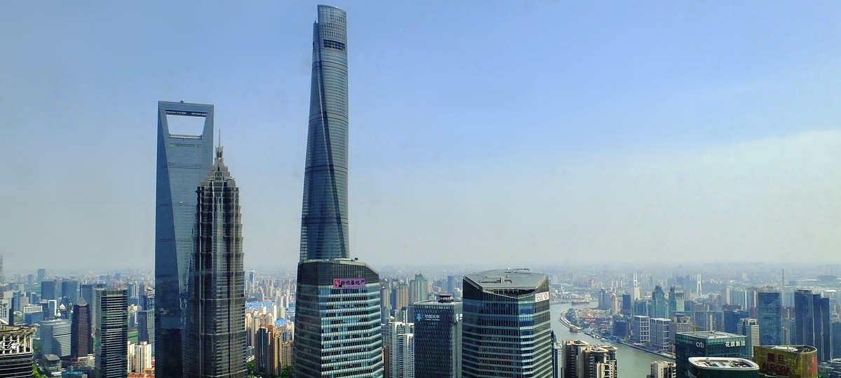 记忆中的上海外滩俯瞰美景