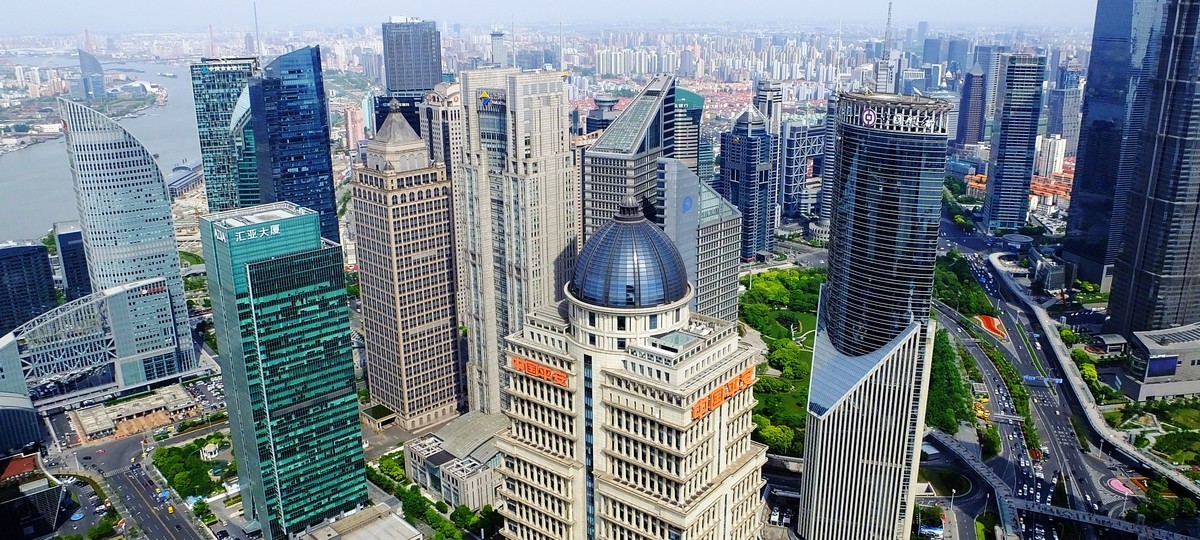 记忆中的上海外滩俯瞰美景