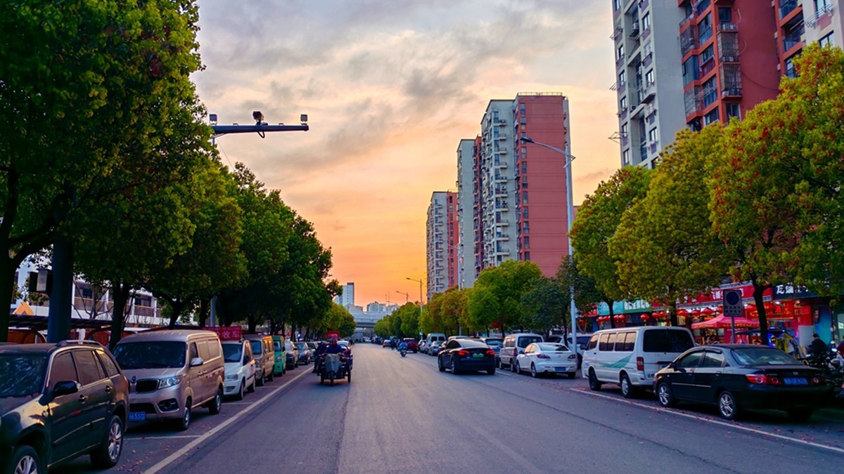 春天的中江公园