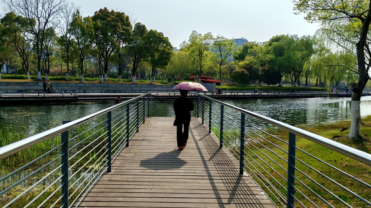 春天的中江公园