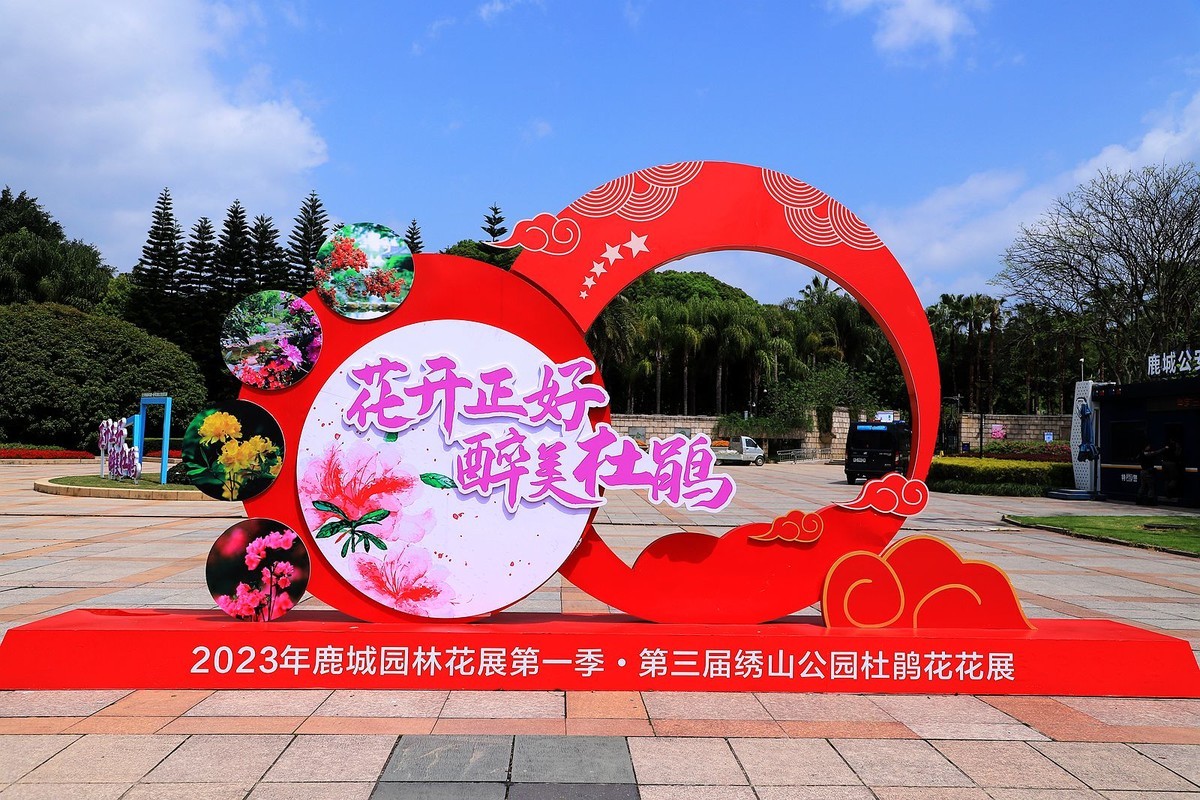 绣山公园杜鹃花花展