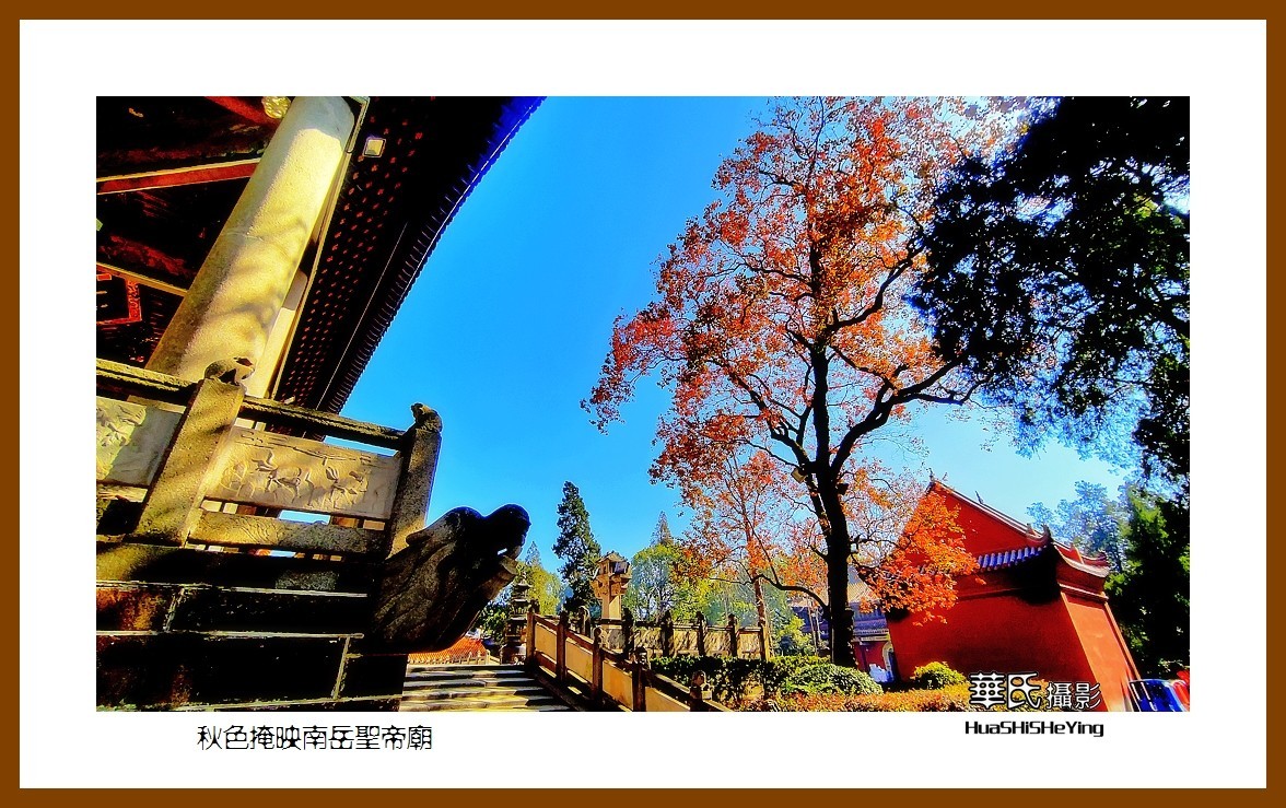 2021南行慢游（湖南115）——秋色掩映南岳圣帝庙（衡阳市衡山）
