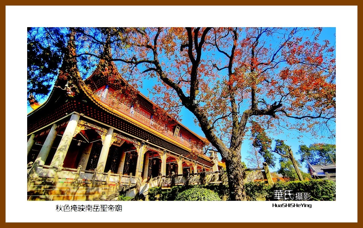2021南行慢游（湖南115）——秋色掩映南岳圣帝庙（衡阳市衡山）