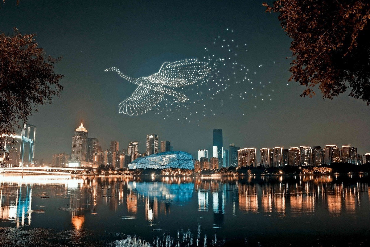 沈水之阳，我心向往---无人机秀掠影