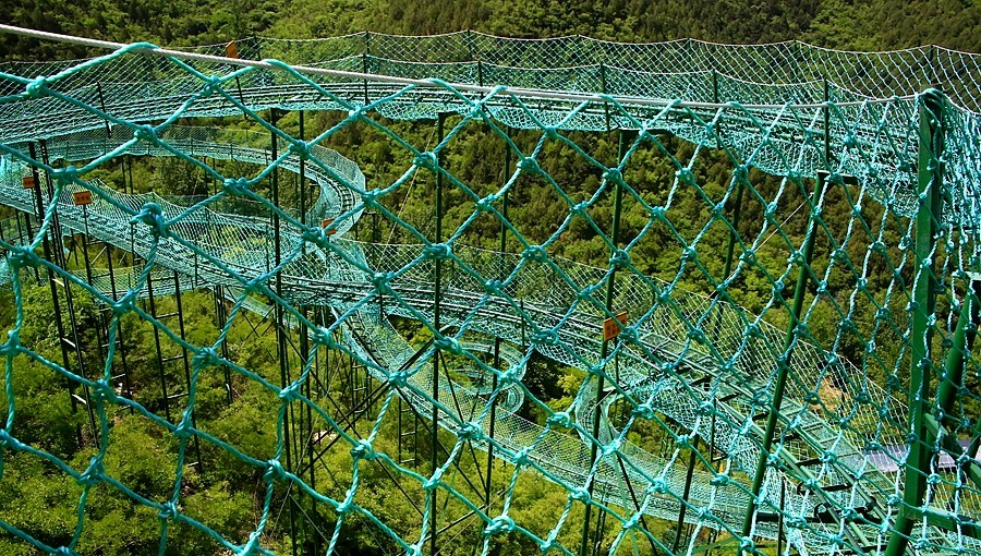 《不老松：纪实摄影》【大好河山系列报導】媧皇宫 (20)太累了！只好坐滑車而下！