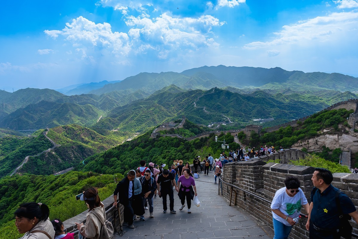 登八达岭长城