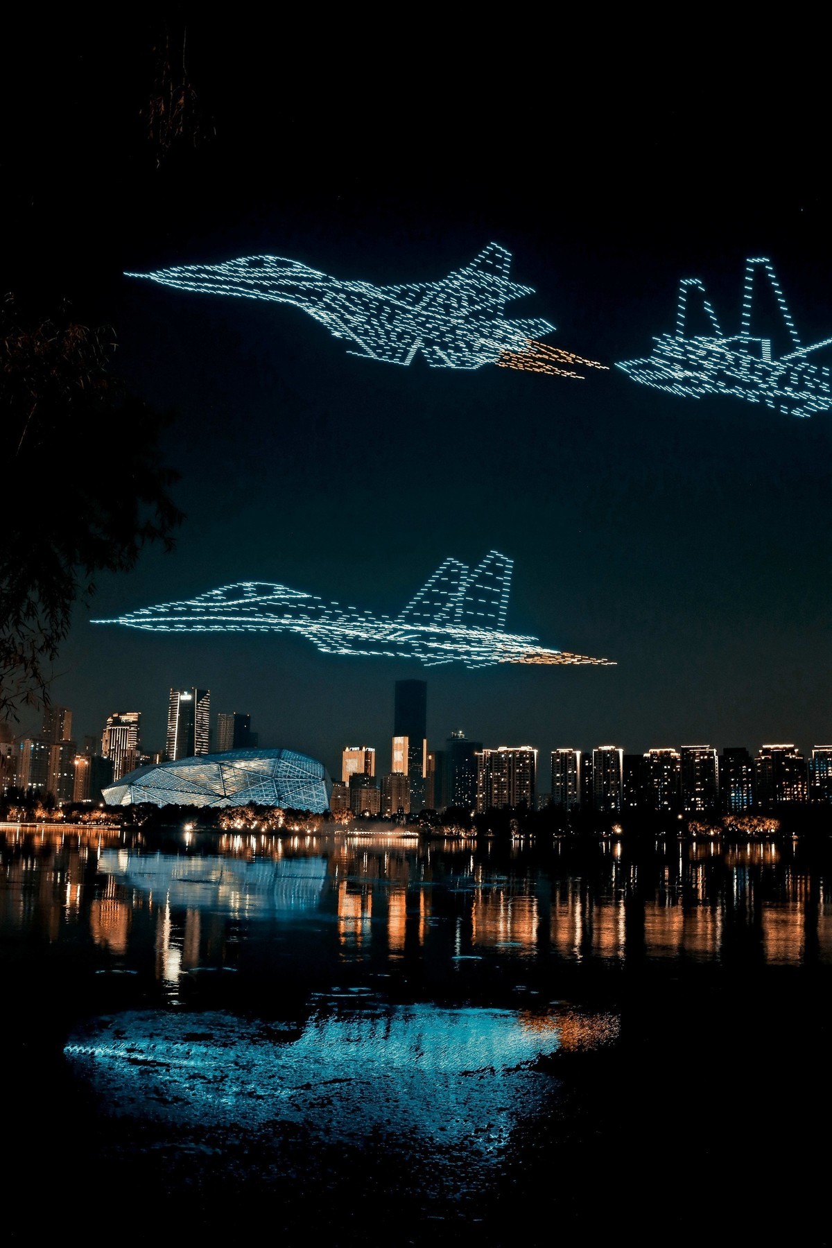 沈水之阳，我心向往---无人机秀掠影