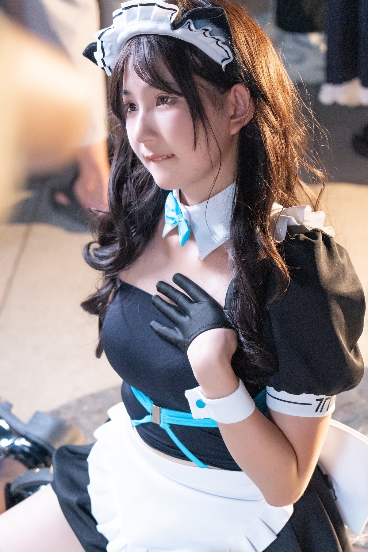 【女仆装猫娘】-舍不得说晚安