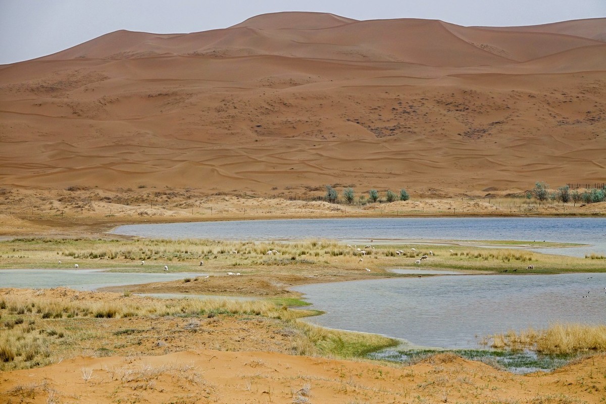 穿越腾格里沙漠