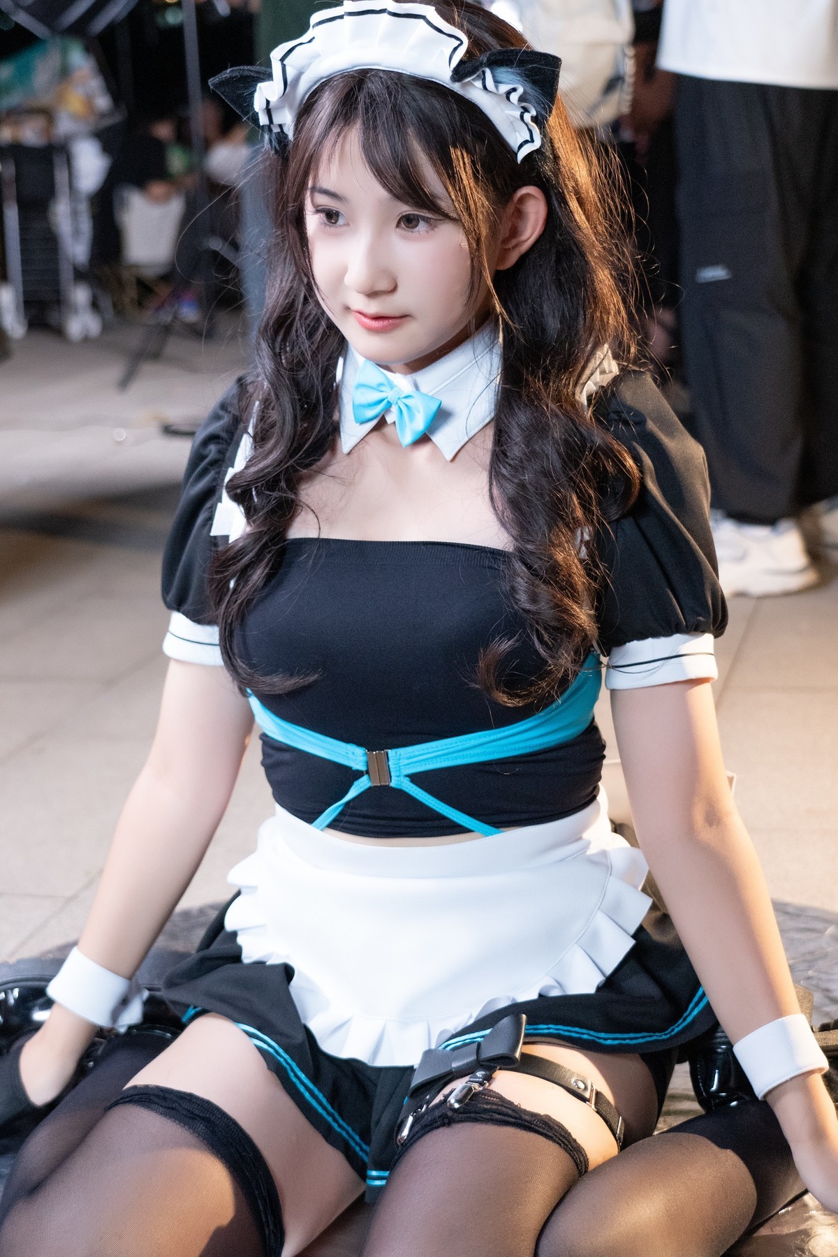 【女仆装猫娘】-舍不得说晚安