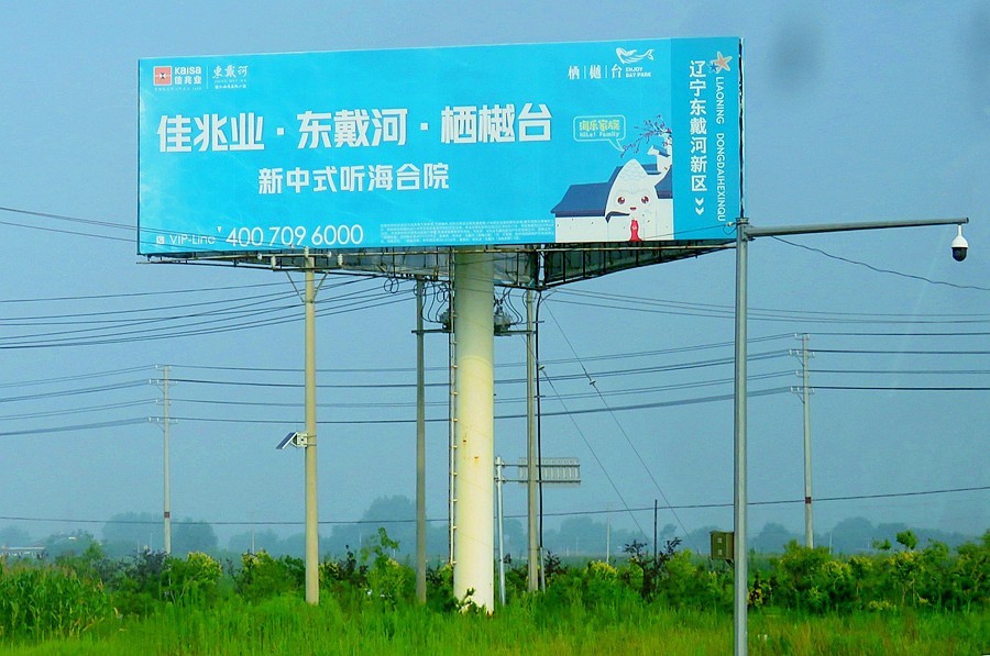 047【不老松：东戴河游纪】去金沙滩海滨路景！ (1)