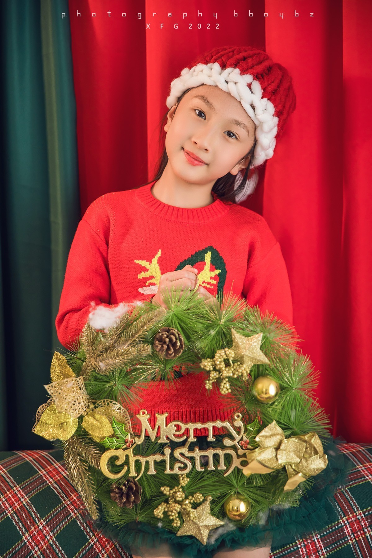 圣诞写真。