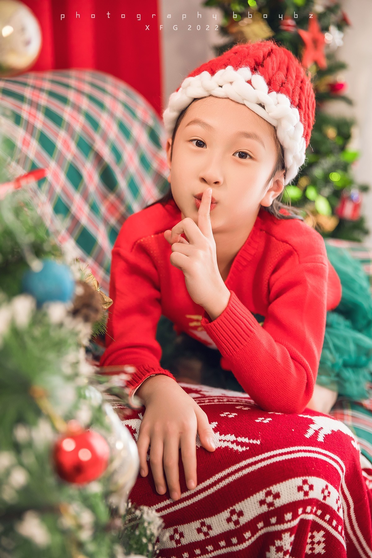 圣诞写真。