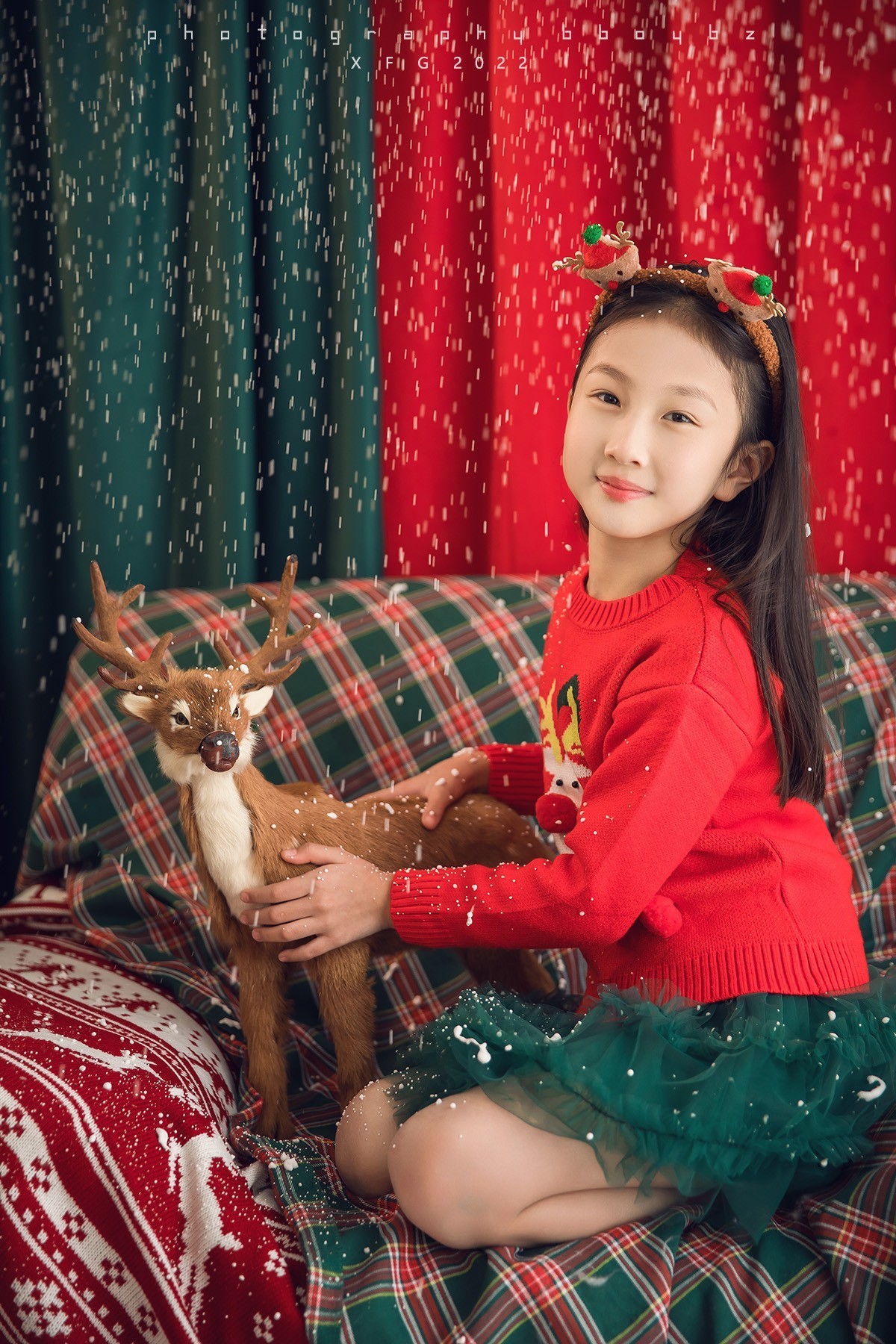 圣诞写真。