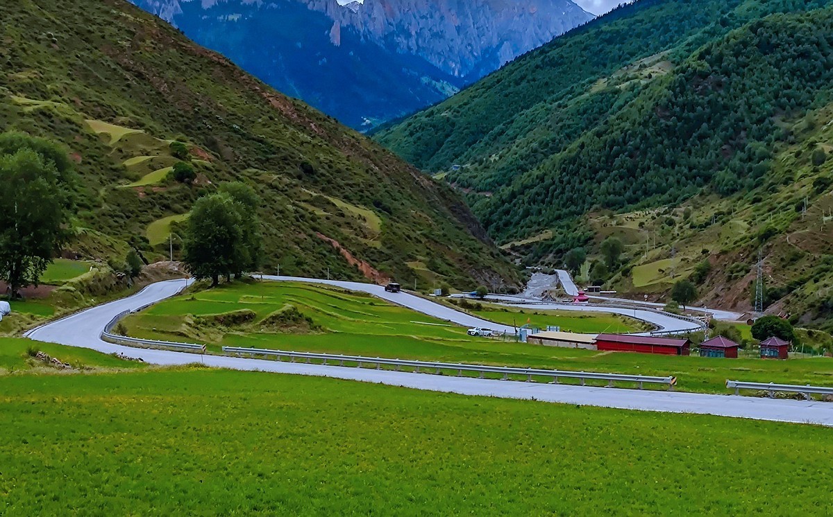 上海～成都～拉萨骑游随拍（78）岗托途中风光