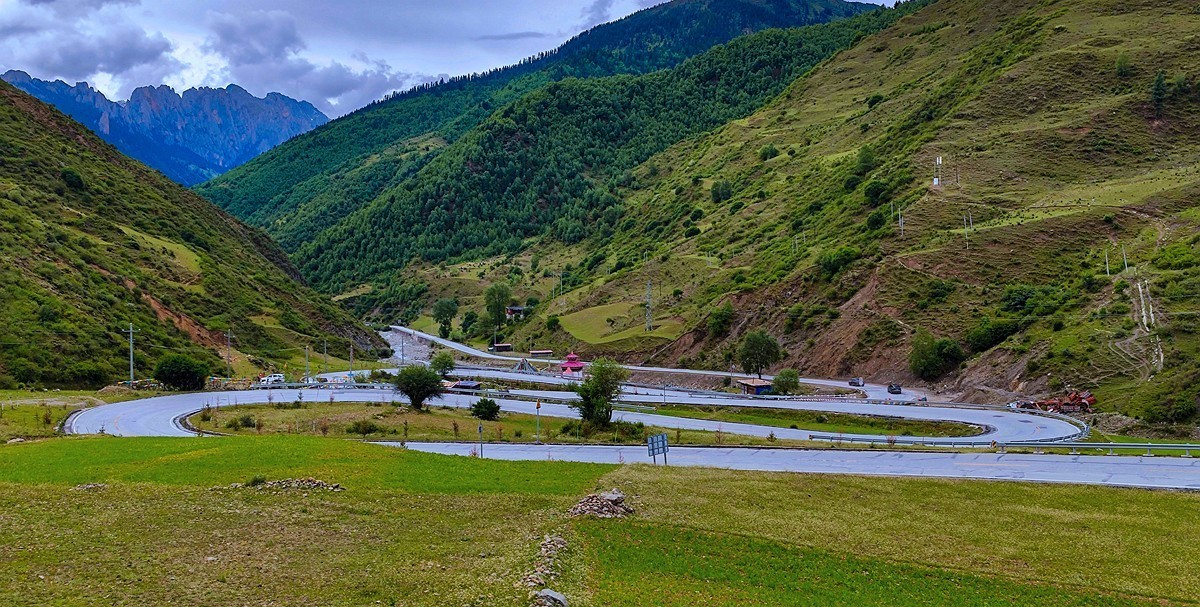 上海～成都～拉萨骑游随拍（78）岗托途中风光
