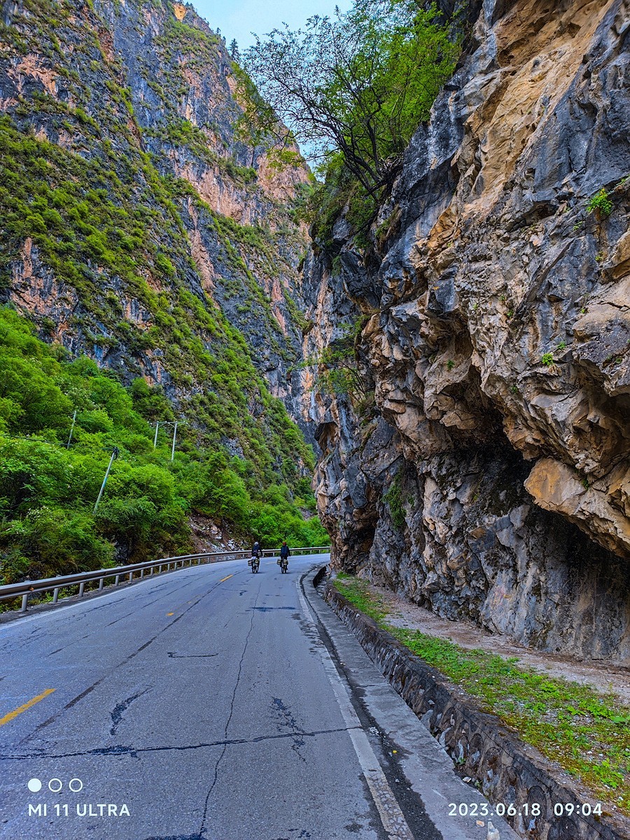 上海～成都～拉萨骑游随拍（78）岗托途中风光