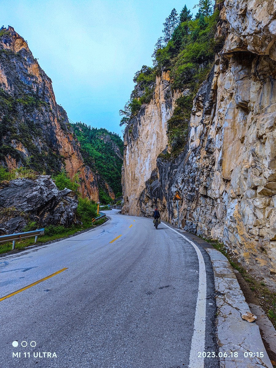 上海～成都～拉萨骑游随拍（78）岗托途中风光