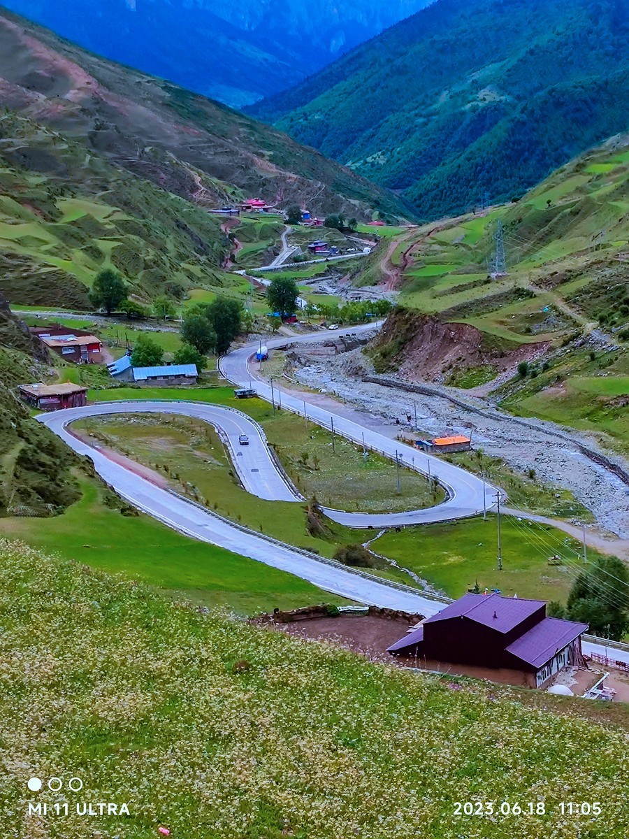 上海～成都～拉萨骑游随拍（78）岗托途中风光