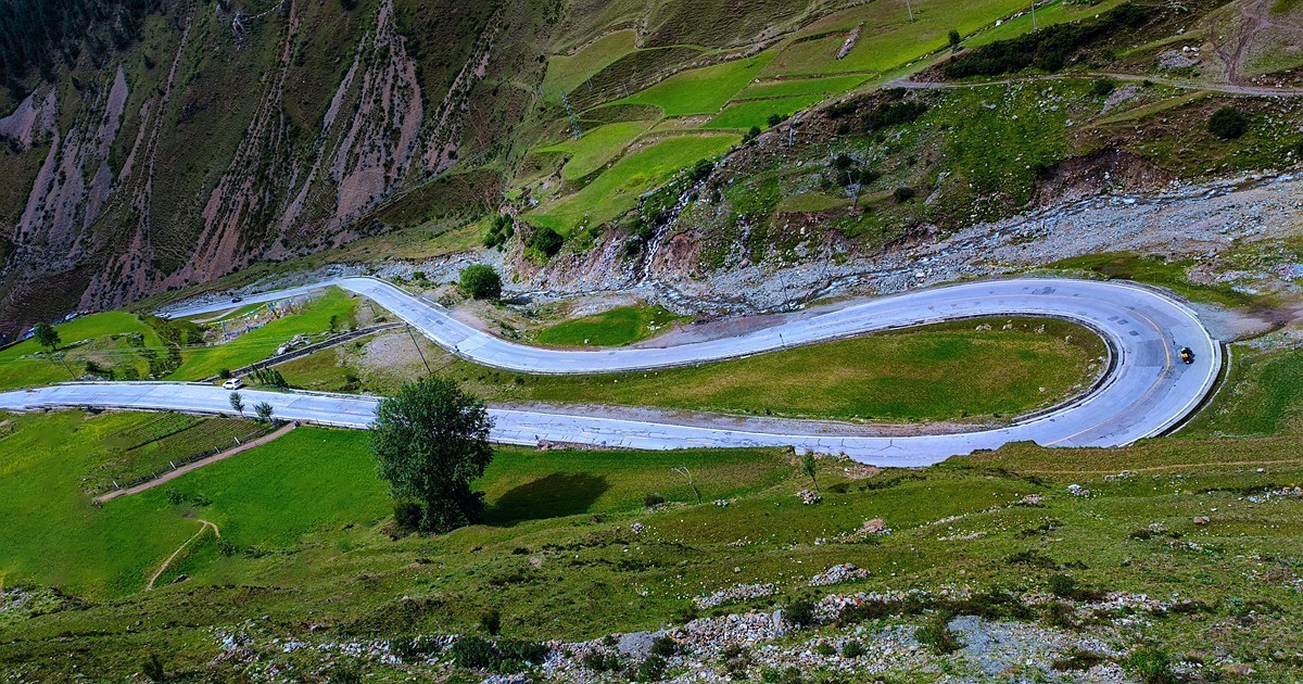 上海～成都～拉萨骑游随拍（78）岗托途中风光