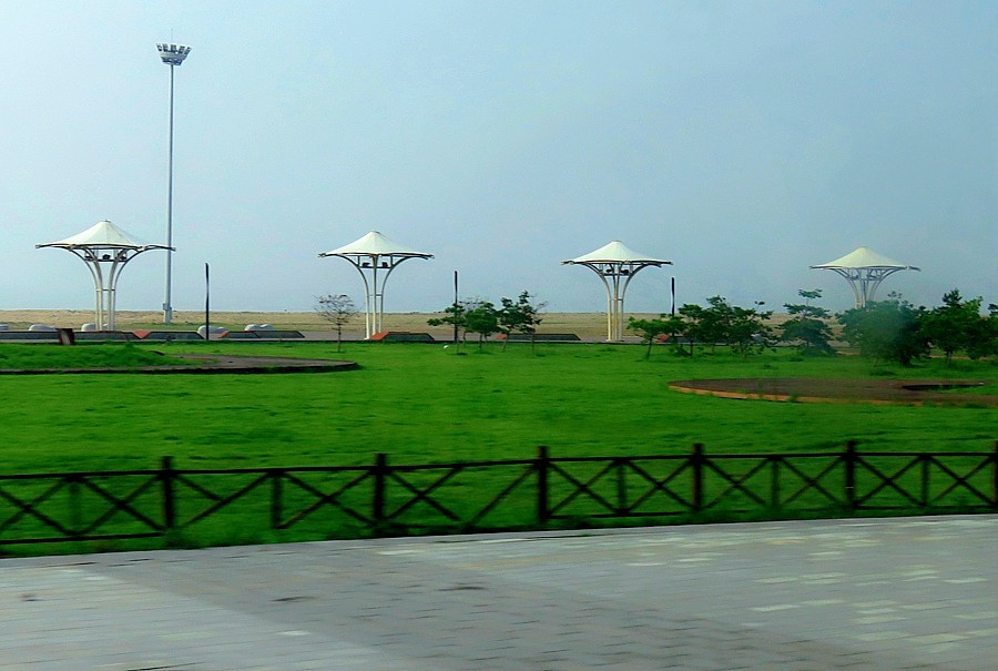 048【不老松：东戴河游纪】去东戴河金沙滩海滨路景！ (2)