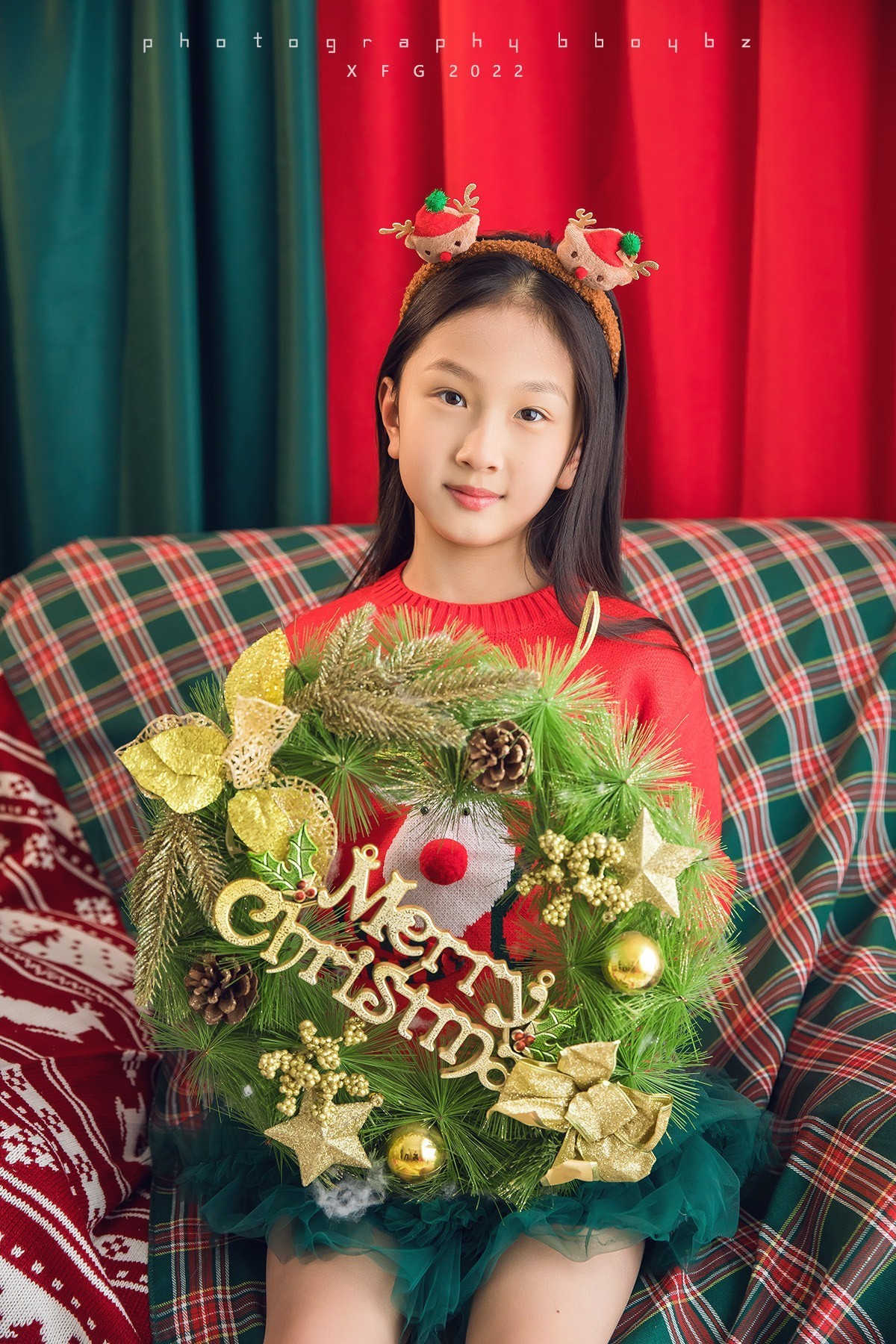 圣诞写真。