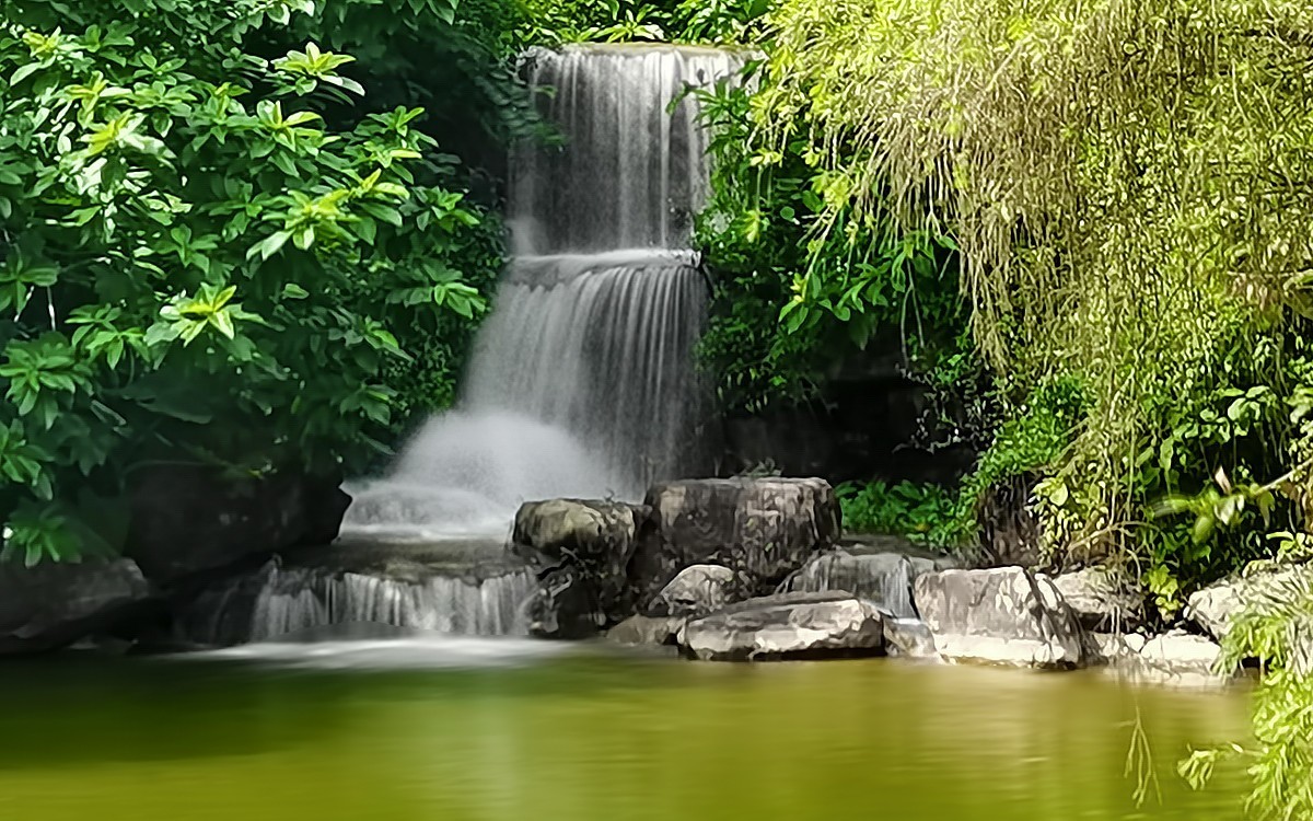 23386 ─ 手机慢门拍流水（手持3）