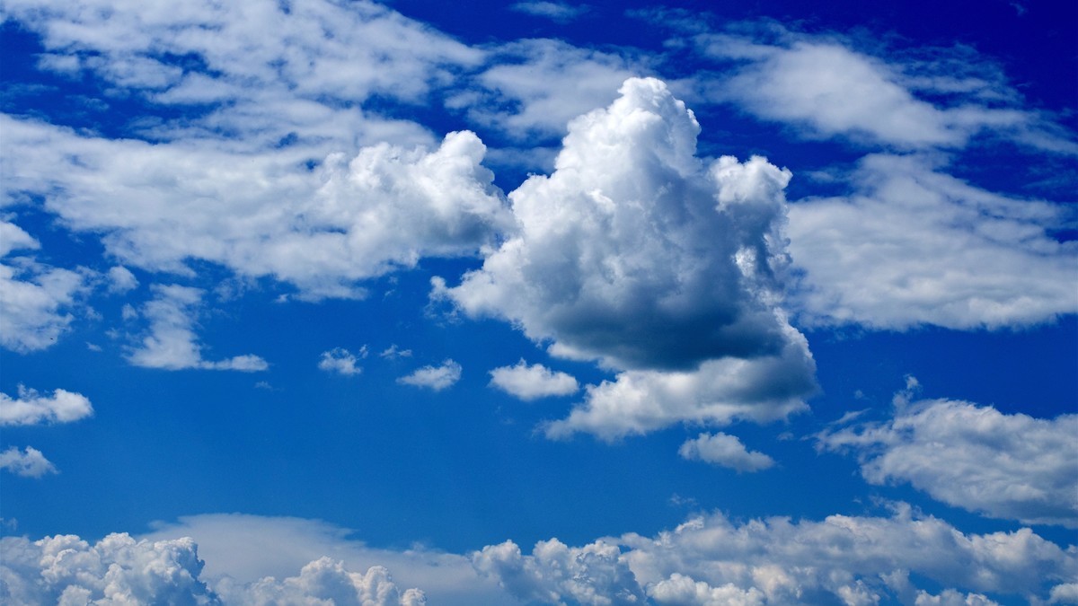 呼伦贝尔的蓝天白云