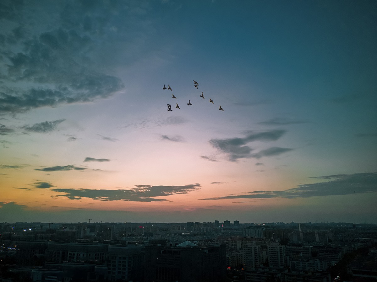 晚霞